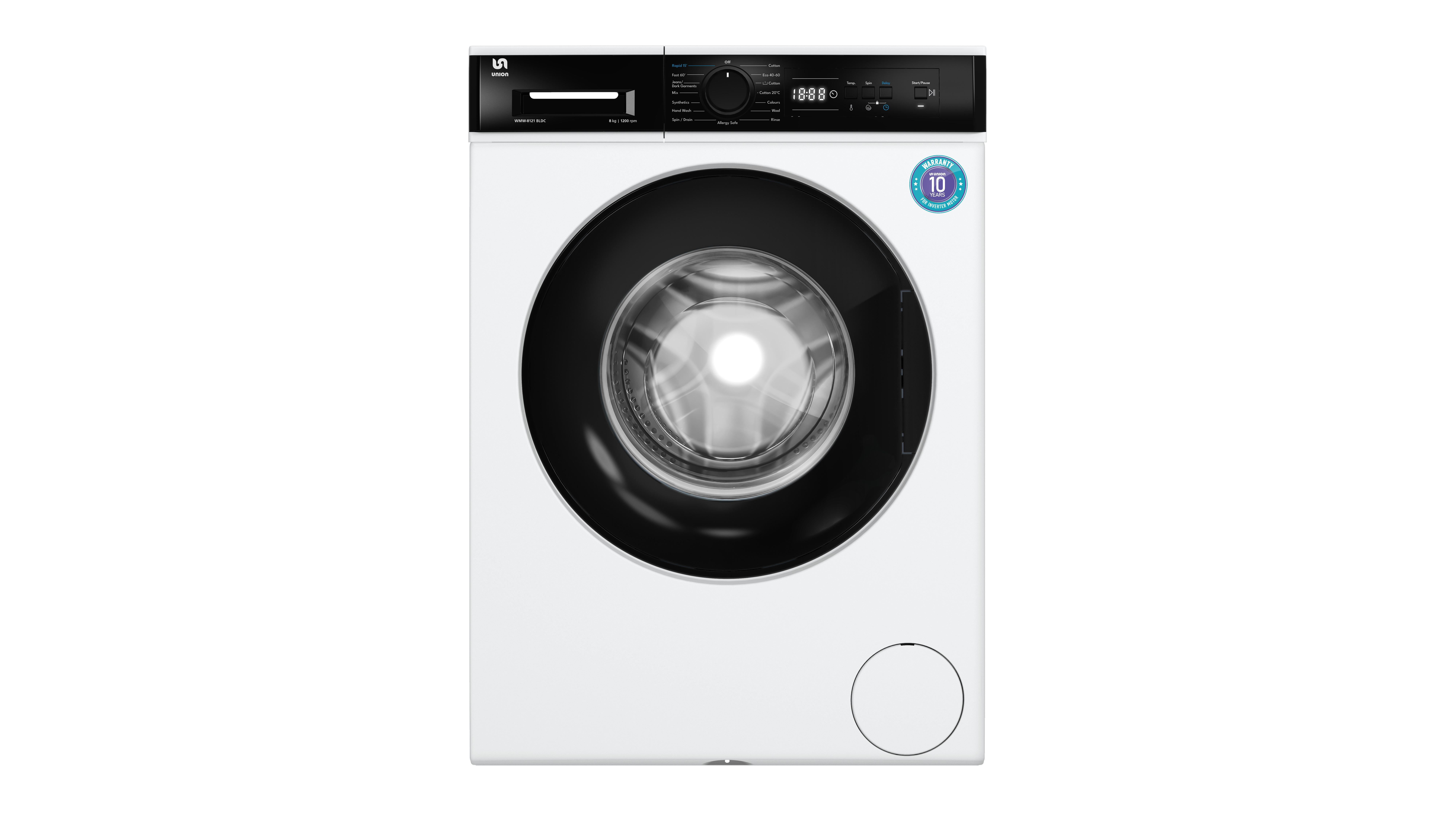 UNION VEŠ MAŠINA WMW-8121BLDC INVERTER 8KG/1200OBRTAJA