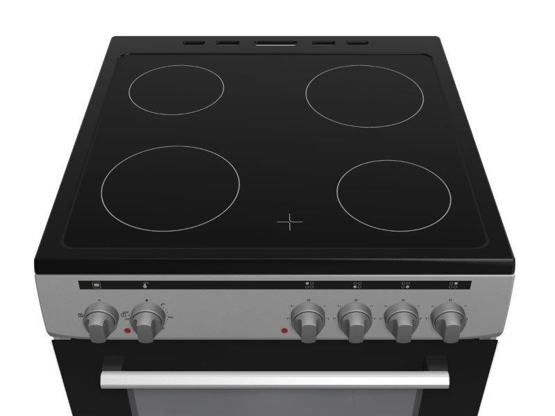 Union Sporet ker W-60.0S Silv.